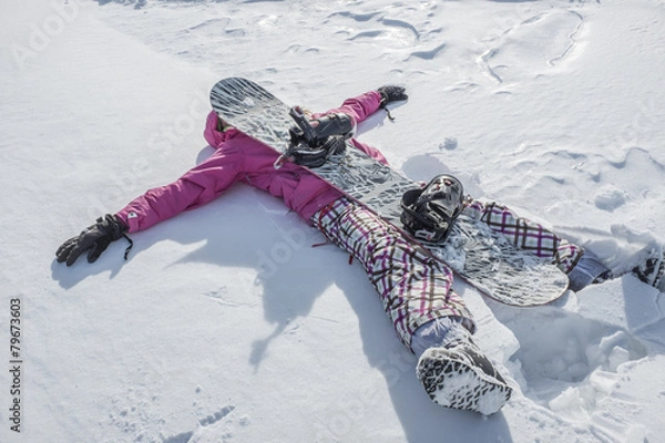 Obraz deska snowboardowa