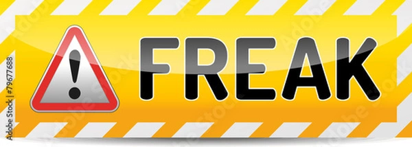 Fototapeta FREAK - Factoring RSA Export Keys Security attack warning banner