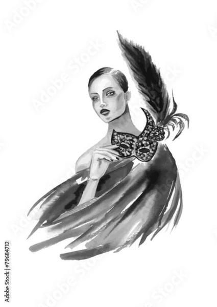 Fototapeta Fashion woman