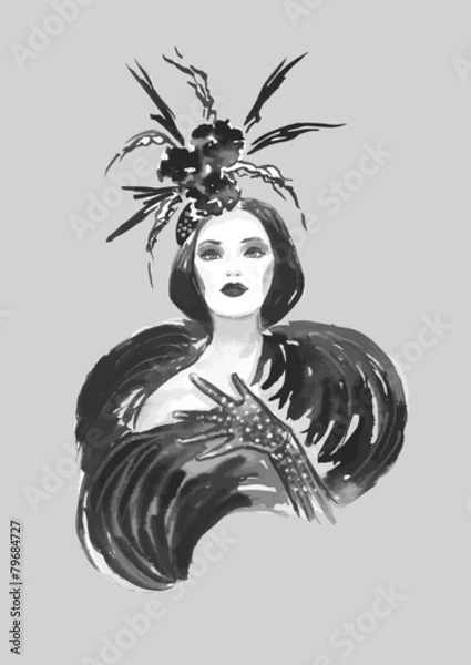 Fototapeta Fashion woman