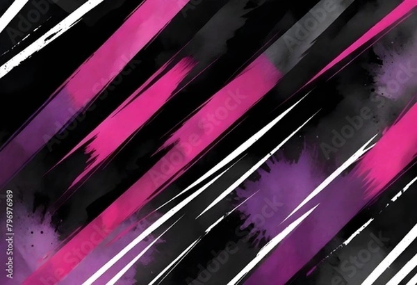 Fototapeta Abstract Diagonal Stripes Painting Graphic Colored Artwork Digital Background Colorful Design