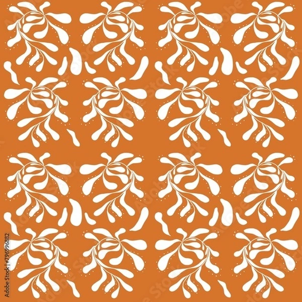 Fototapeta Leaves pattern 