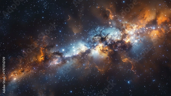 Fototapeta Ethereal Cinematic Cosmos Unveiling Sophisticated Universes