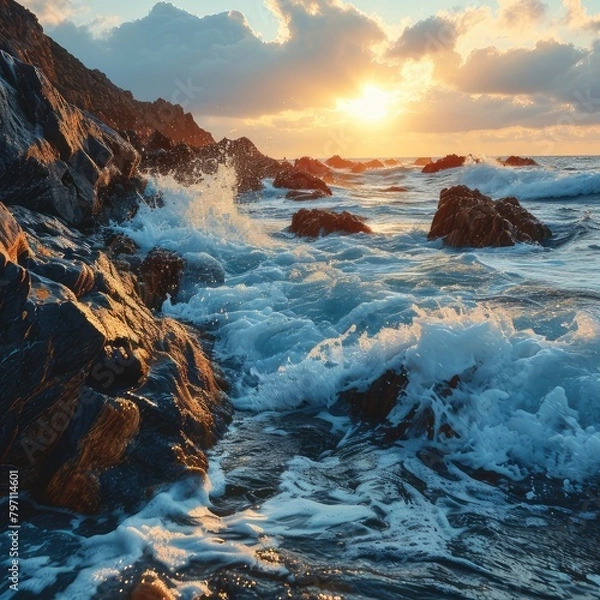 Obraz waves on the beach