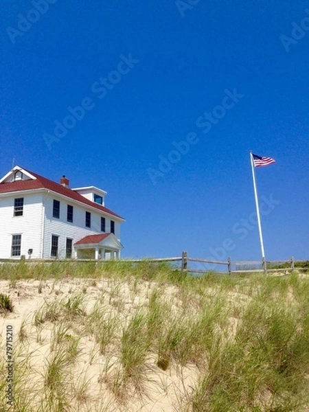 Obraz Dune House and Flag