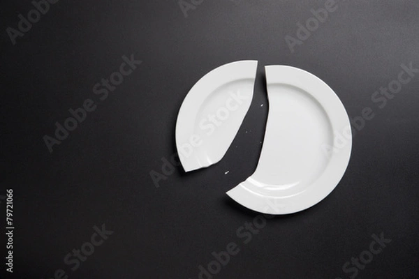 Fototapeta 割れた皿