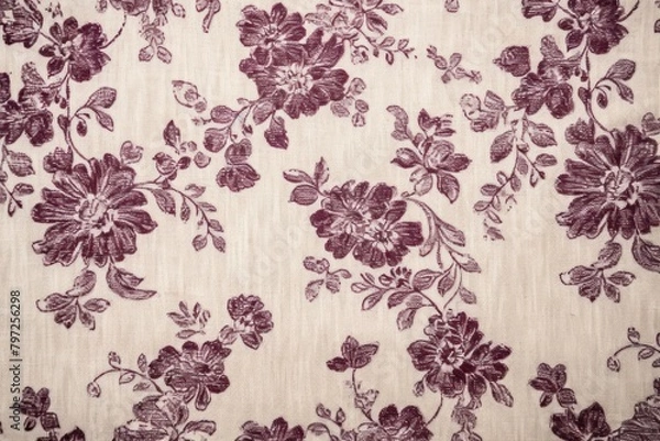Fototapeta Vintage pattern backgrounds texture plant.