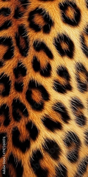 Fototapeta Close-up Texture of Leopard Fur