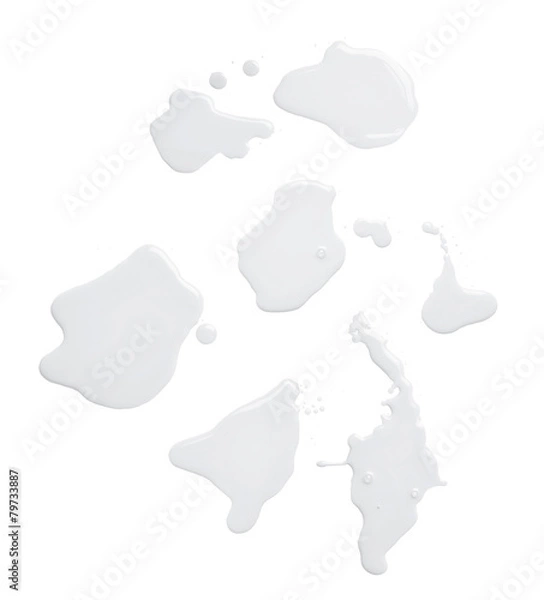 Fototapeta The puddle of a paint spill