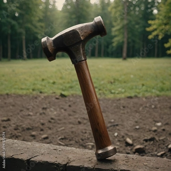 Obraz Standing hammer 