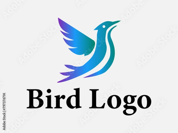 Fototapeta Bird logo collection