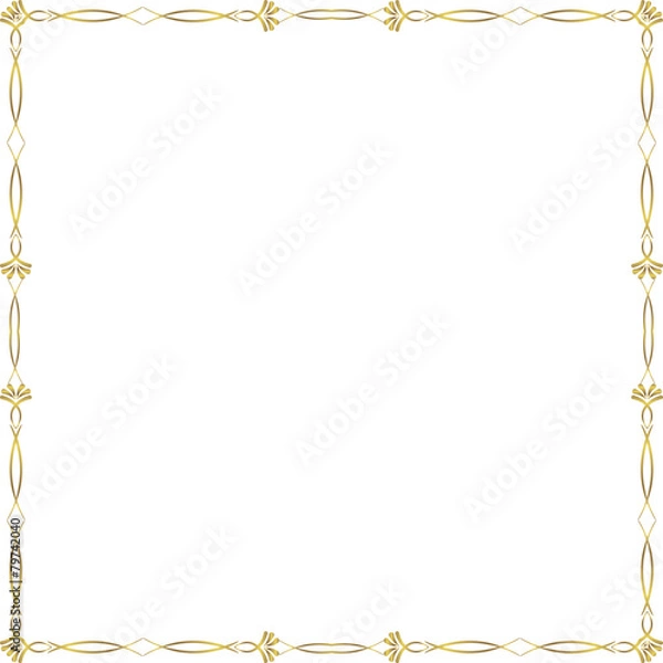 Obraz ornamental vector frame