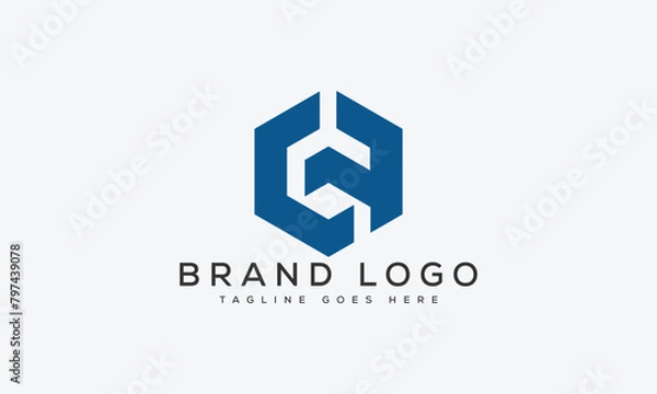 Obraz letter CF logo design vector template design for brand