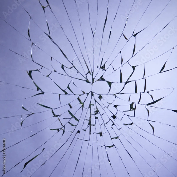 Obraz broken glass