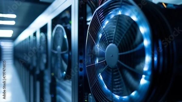 Fototapeta Innovations in Data Center Cooling Systems