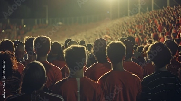 Fototapeta Unwavering Fan Support