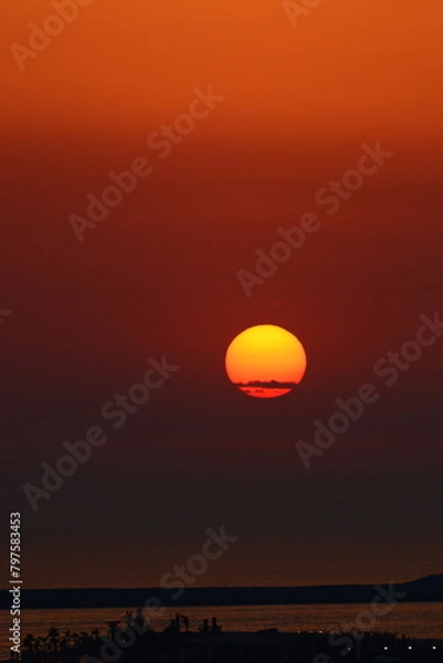 Obraz sunset over the sea