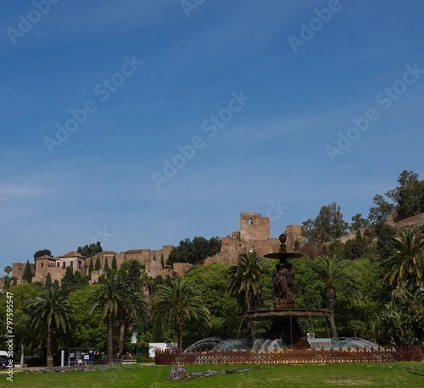 Obraz Alcazaba y Fuente