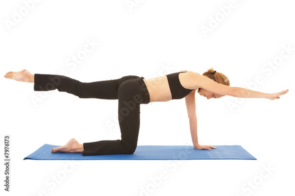 Fototapeta Pilates exercise series