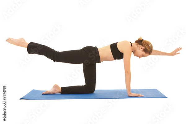 Fototapeta Pilates exercise series