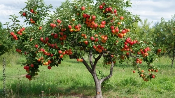 Obraz Managing Overgrown Fruit Trees