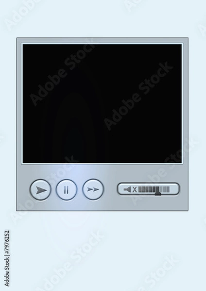 Fototapeta Média player