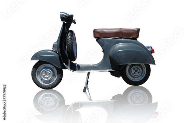 Obraz Vintage scooter (path included)