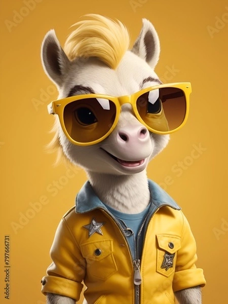 Obraz Fun Anthropomorphic Animal Characters