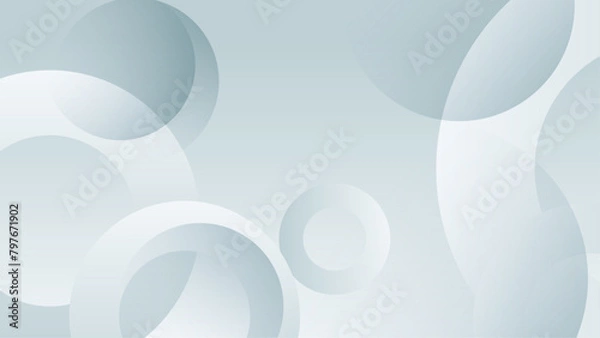 Fototapeta White vector simple abstract geometric shapes background. For cover design, book design, poster, cd cover, flyer, website backgrounds or advertising