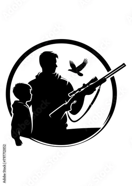 Fototapeta fathers day vector