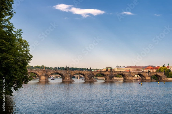 Obraz Karlsbrücke im Sommer