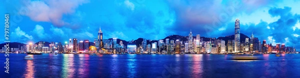 Obraz Hong Kong at Night