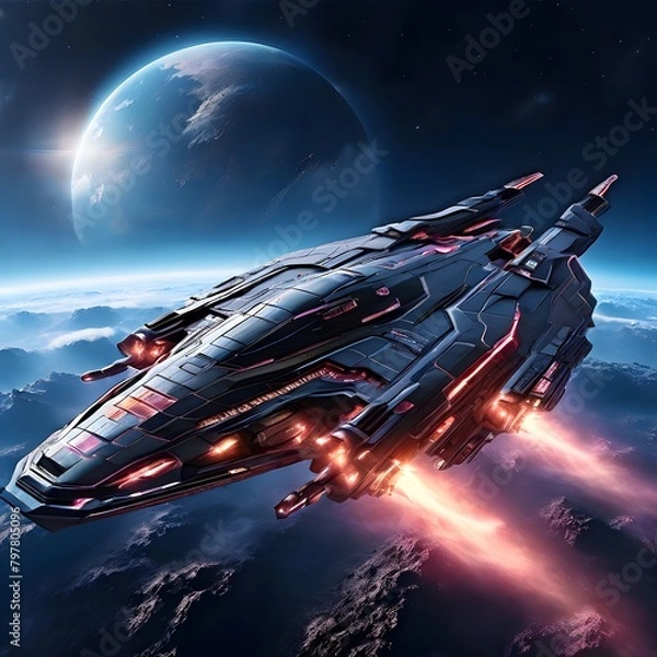 Fototapeta Space Settle