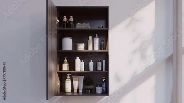 Fototapeta On a White Wall: Clipping Path Technique for Isolation

