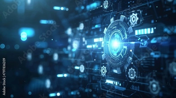 Fototapeta Advanced Digital Interface Technology