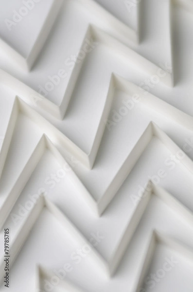 Fototapeta White Triangular Corridors