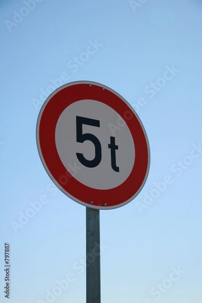 Fototapeta verkehrsschild