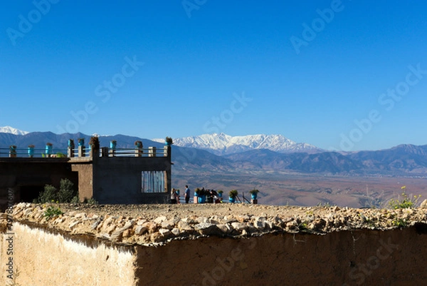 Obraz old house in the mountains