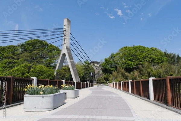 Fototapeta 旧秩父橋　Old Chichibu Bridge