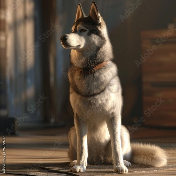 Obraz husky dog