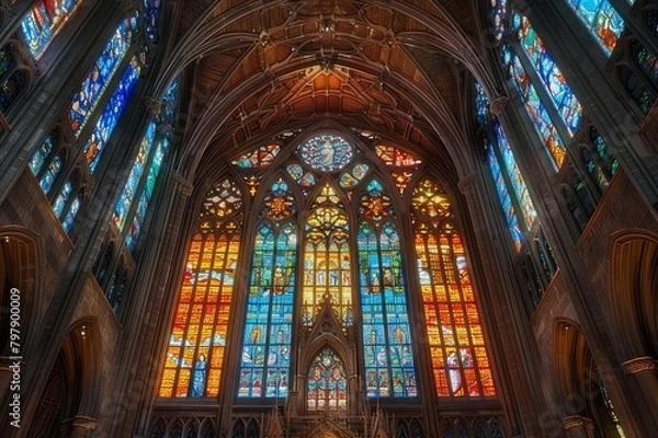 Obraz stained window