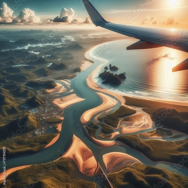 Obraz airplane window 