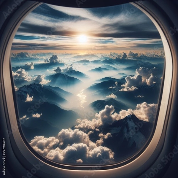 Obraz airplane window 