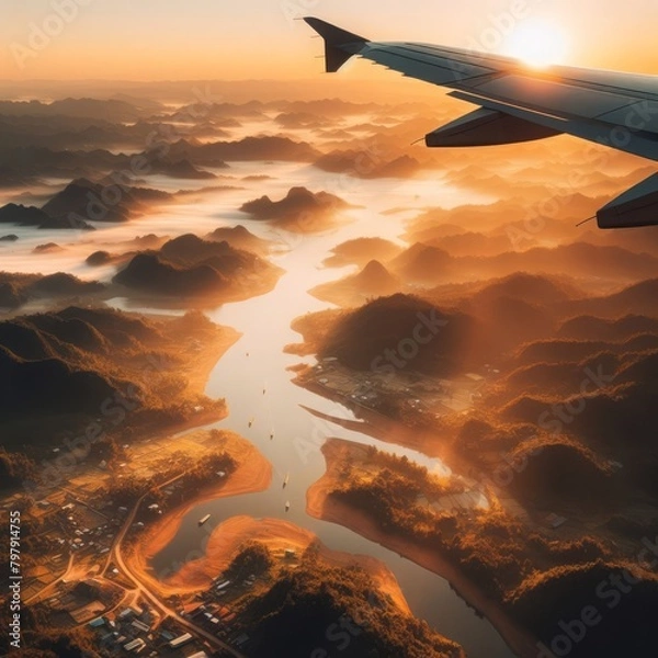 Obraz airplane window 