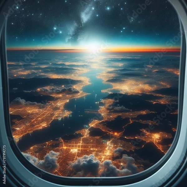 Obraz airplane window 