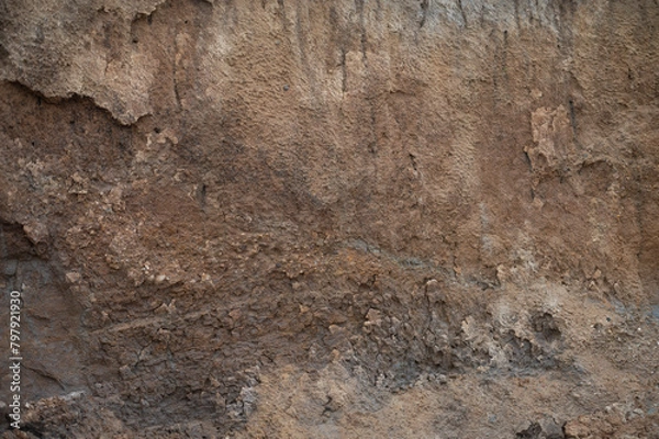 Fototapeta Texture rock cliff face grit