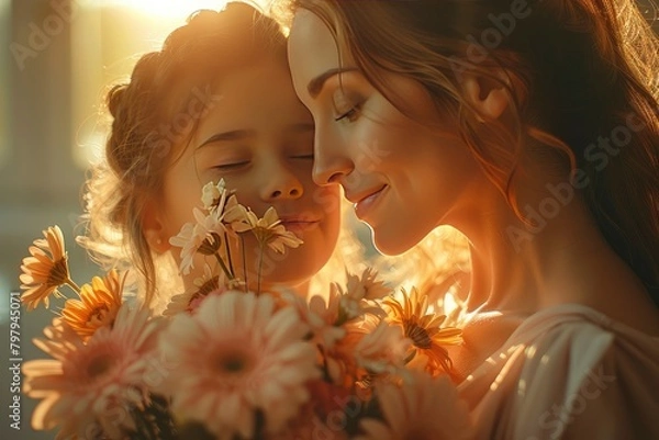 Obraz Happy mother's Day Greeting with love