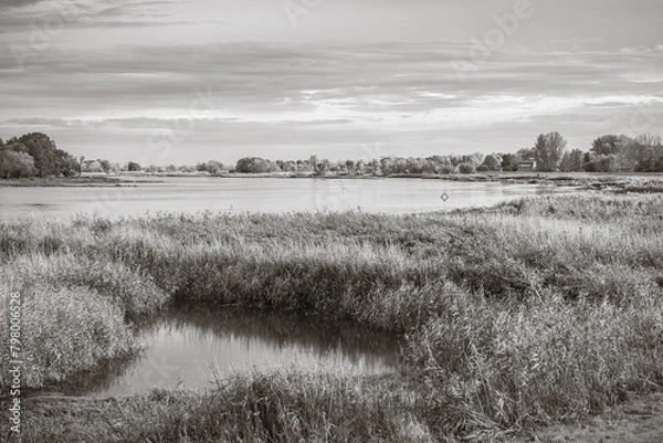 Obraz Landschaft an der Oder