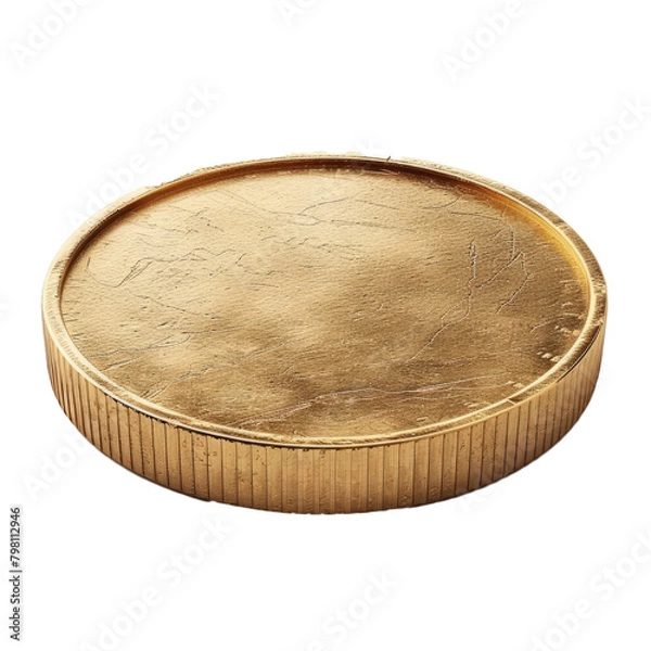 Fototapeta gold coin 3d rendering illustration