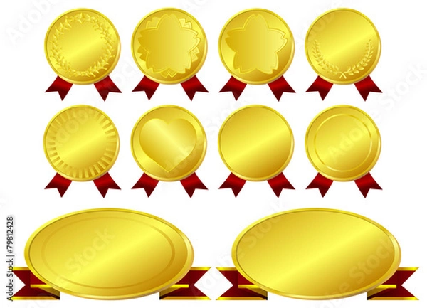 Fototapeta 金メダルフレーム